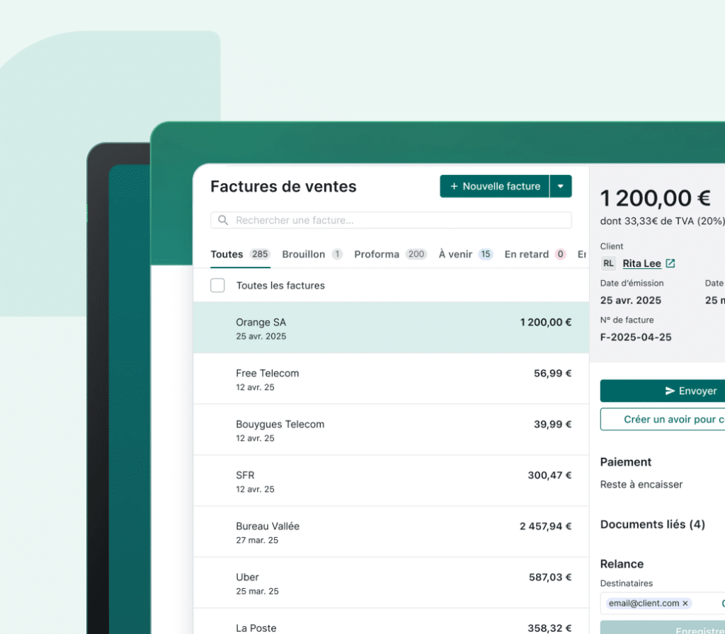 Facturer et payer